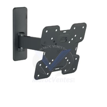 Support TV 19''-43'' Inclinable 15° Orientable 120°  Noir